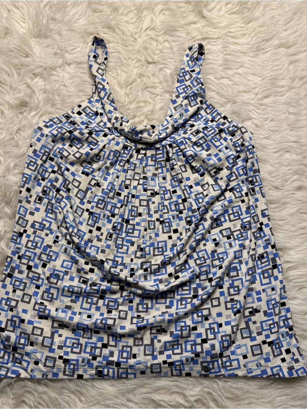 NY & CO Casual Layering Tank Top Geometric Pattern Size Small